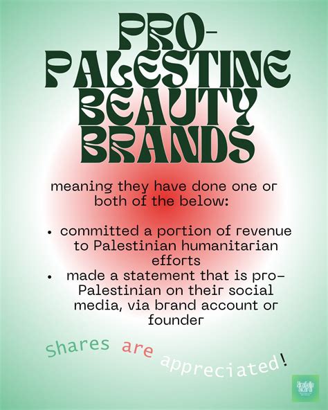 beauty brands in palestine.